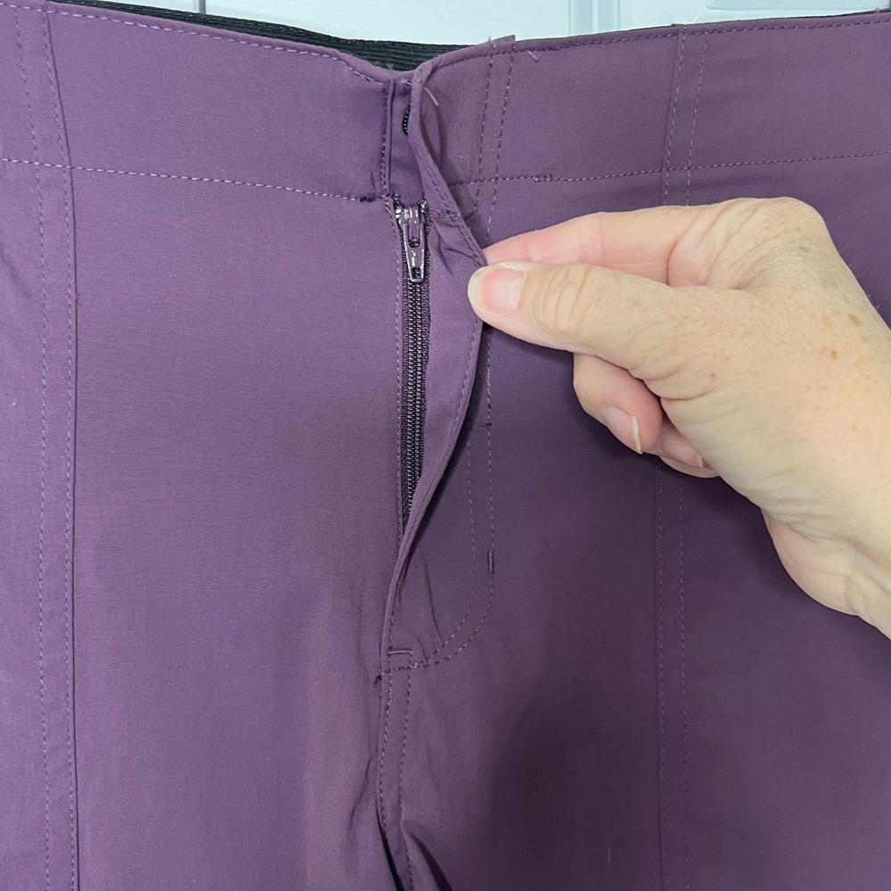 Eddie Bauer Horizon Guide Hiking Shorts Purple‎ Women's Size 14 - Picture 5 of 11